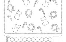 Christmas Counting Worksheet - Free Kindergarten Holiday Worksheet | Free Printable Christmas Kindergarten Worksheets