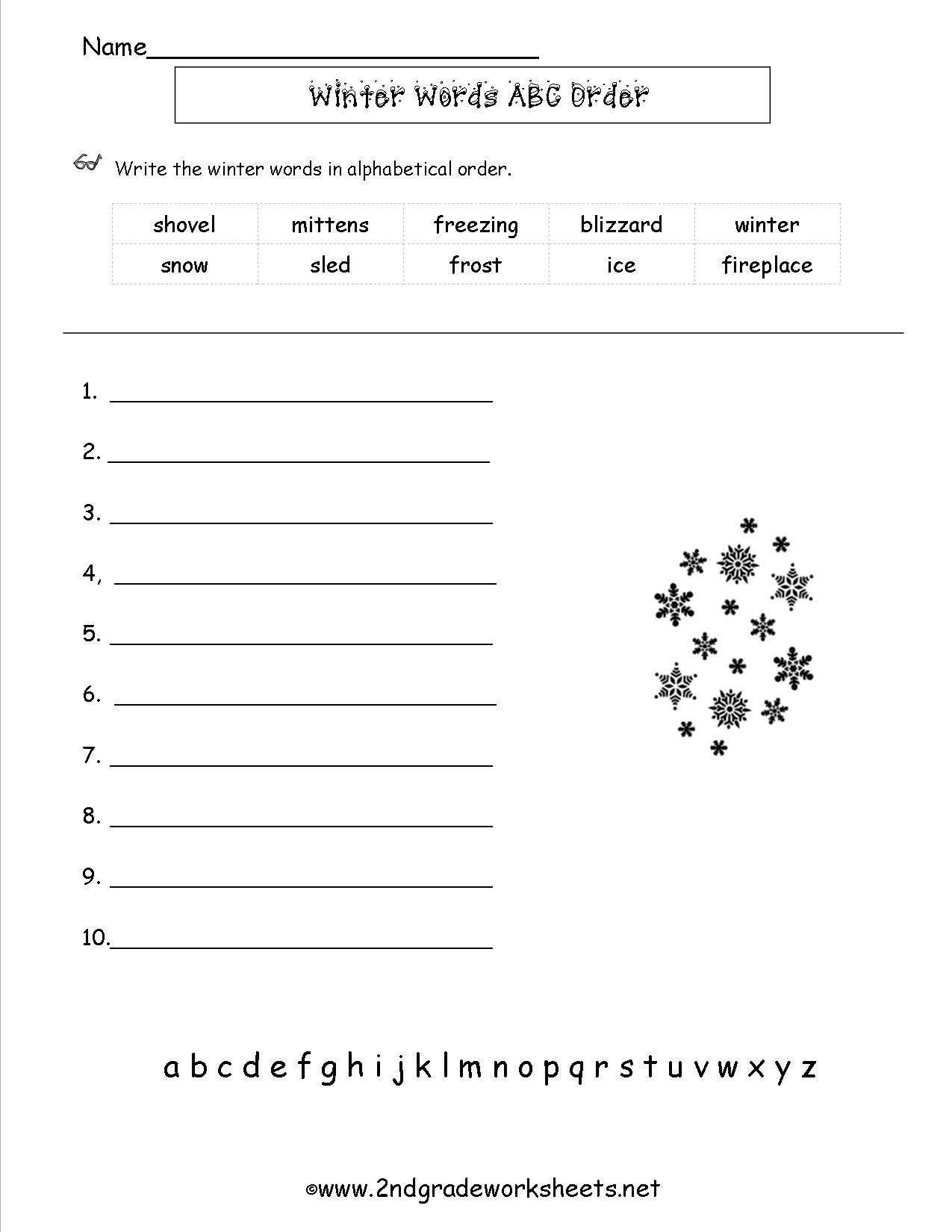 Christmas Worksheets And Printouts | Christmas Writing Worksheets Printables