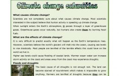 Climate Change Calamities Worksheet - Free Esl Printable Worksheets | Climate Change Printable Worksheets