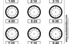 Clock Telling Time Worksheet Printable | Worksheetfun - Free | Free Printable Time Worksheets For Kindergarten