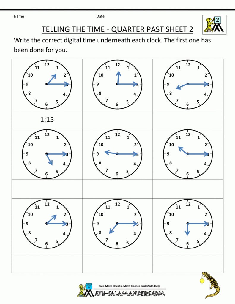 clock worksheet quarter past and quarter to key stage 1 maths