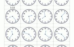 Clock Worksheets - To 1 Minute | Free Printable Telling Time Worksheets