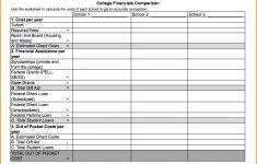 College Comparison Worksheet - Koran.sticken.co | Printable College Comparison Worksheet
