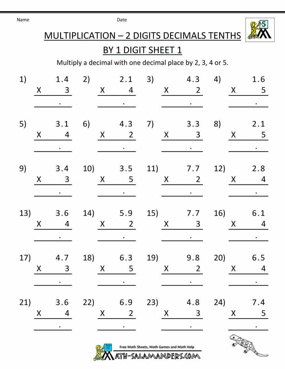 Coloring Math Pages 5Th Grade | Free 5Th Grade Math Sheets | Free Printable 5Th Grade Math Worksheets