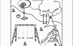 Coloring ~ Playground Coloring Pages Childrens Vector Illustration | Free Printable Playground Coloring Worksheets