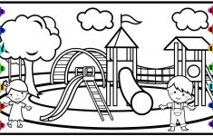 Coloring ~ Printable Coloring Pages For Kids Playground With Free | Free Printable Playground Coloring Worksheets