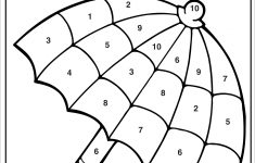 Colornumbers Umbrella | Homeschool Kindergarten | Kindergarten | Free Printable Color By Number Addition Worksheets