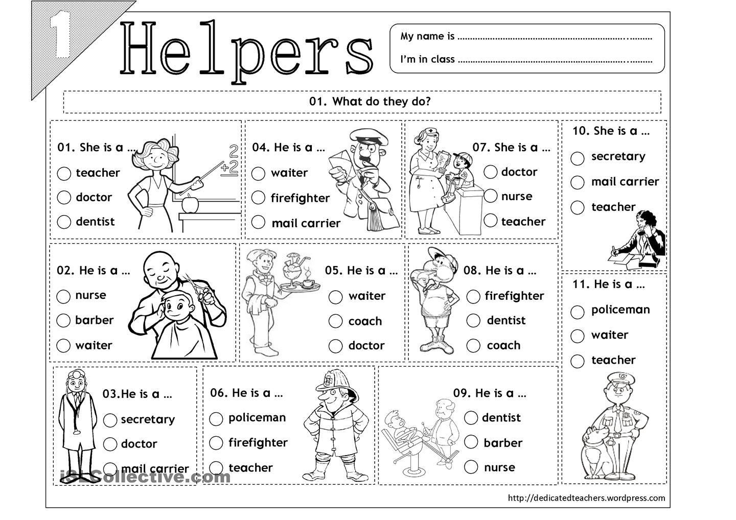 Community Helpers Worksheets के लिए चित्र परिणाम | Free Printable Community Helpers Worksheets For Kindergarten