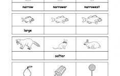 Comparative And Superlative Adjectives Worksheet Printout | Comparative Worksheets Printable