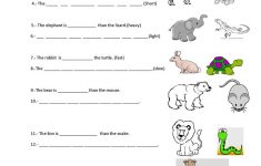 Comparative Exercise Worksheet - Free Esl Printable Worksheets Made | Comparative Worksheets Printable