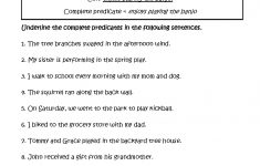Complete Predicates Worksheet | Englishlinx Board | Subject | Free Printable Subject Predicate Worksheets 2Nd Grade