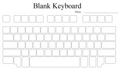 Computer Keyboard Template Printable. Blank Printable Puter Keyboard | Free Printable Computer Keyboarding Worksheets