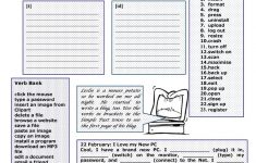 Computer Verbs Worksheet - Free Esl Printable Worksheets Made | Computer Worksheets Printables