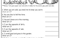 Consonant Blends Mystery Words! Read The Clues And Write The Correct | Free Printable Consonant Blends Worksheets