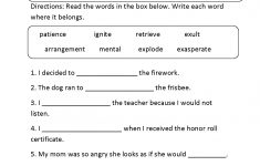 Context Clues Worksheet Writing Part 9 Intermediate | Context Clues | Year 9 English Worksheets Printable