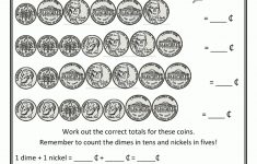 Counting Money Worksheets 1St Grade | Recipes | Pinterest | Money | Counting Money Printable Worksheets
