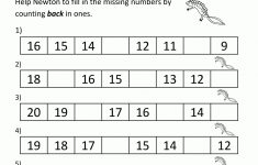 Counting Worksheet Counting Back In 1S To 20 1 | Kindergarten | Counting Worksheets 1 20 Printable