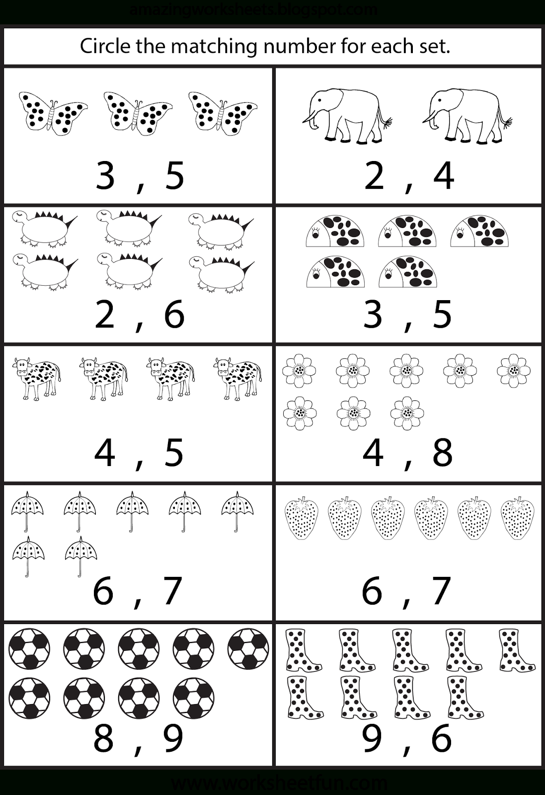 Counting Worksheets For Kindergarten … | Learning | Free … | Free Printable Worksheets For Preschool Teachers