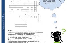 Crosswords Crossword Puzzle Worksheets For Middle School Biology Fun | Free Printable Biology Worksheets For High School