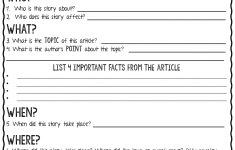 Current Event Newspaper Assignment-What's The Scoop?- | T E A C H | Current Events Printable Worksheet