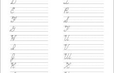 Cursive Handwriting Practice Paper - Koran.sticken.co | Printable Cursive Writing Worksheets
