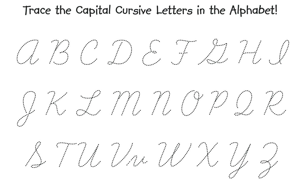 Cursive Writing Alphabets Cursive Writing Alphabet Worksheets Grass | Cursive Writing Worksheets Printable Capital Letters