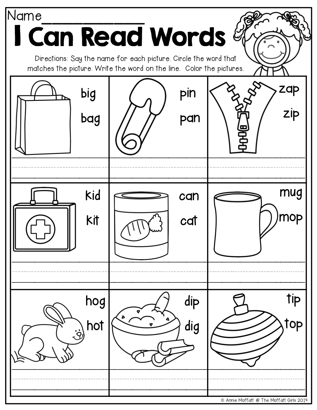 Cvc Worksheets For Kindergarten For Free Download - Math Worksheet | Cvc Worksheet Printable