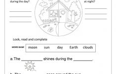 Day And Night Free Worksheet | School - New Science Standards | Day And Night Printable Worksheets