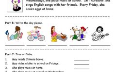 Days Of The Week - Simple Reading Comprehension Worksheet - Free Esl | Beginning Reading Worksheets Printable