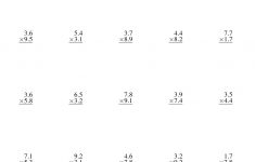 Decimals Division Worksheets : Cmediadrivers | Free Printable Decimal Multiplication Worksheets