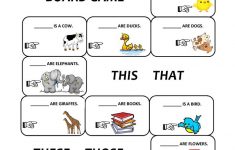 Demonstratives (This, That, These And Those) Worksheet - Free Esl | This That These Those Worksheets Printable