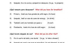 Dialy Routines. Translate From Spanish To English Worksheet – Free | Year 10 English Worksheets Printable