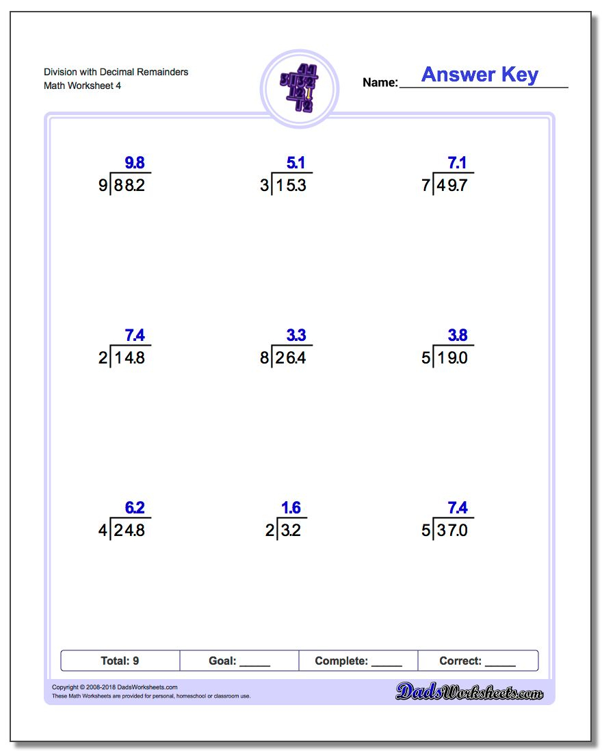 Dividing Decimals By Decimals Worksheets Printable Lexia s Blog