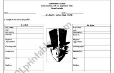 Dr Jekyll's And Mr Hyde - Esl Worksheetrosangie | Dr Jekyll And Mr Hyde Printable Worksheets