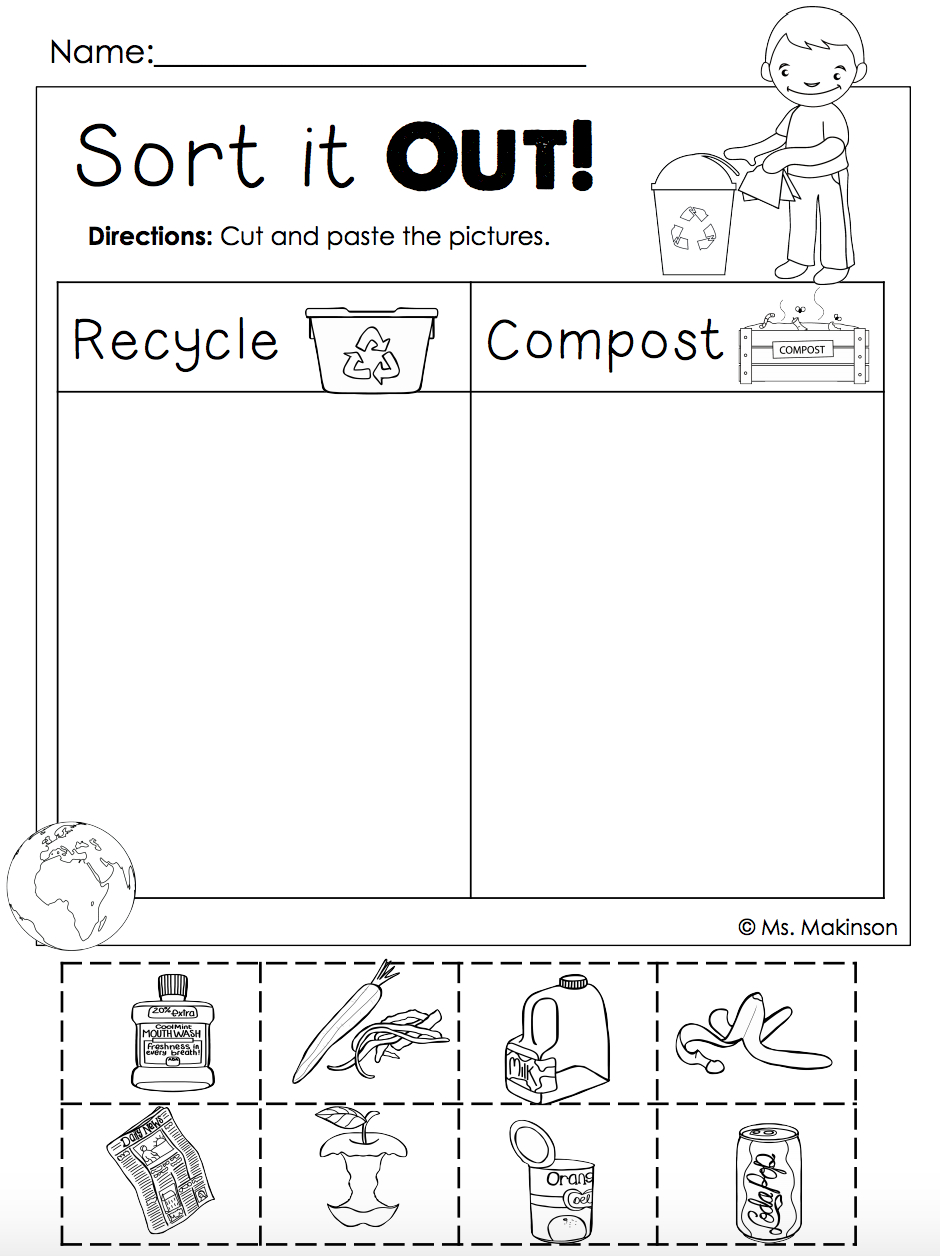 Free Printable Earth Day Worksheets For Preschool