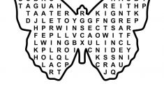 Easy Word Search Printable | Kiddo Shelter | Kids Worksheets | Butterfly Word Search Printable Worksheets