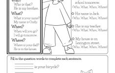 English Worksheet - Free Kindergarten English Worksheet For Kids | English Worksheets Free Printables