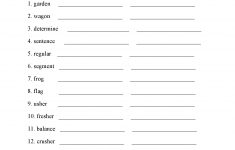 English Worksheets | Spelling Worksheets - Free Printable Spelling | Free Printable Spelling Practice Worksheets