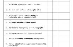 Essay Editing Exercises — Writing Handouts And Worksheets | Printable Editing Worksheets