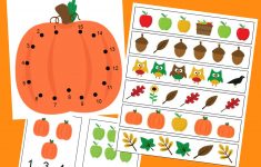 Fall Math Packet For Preschoolers | Free Printable Fall Math Worksheets
