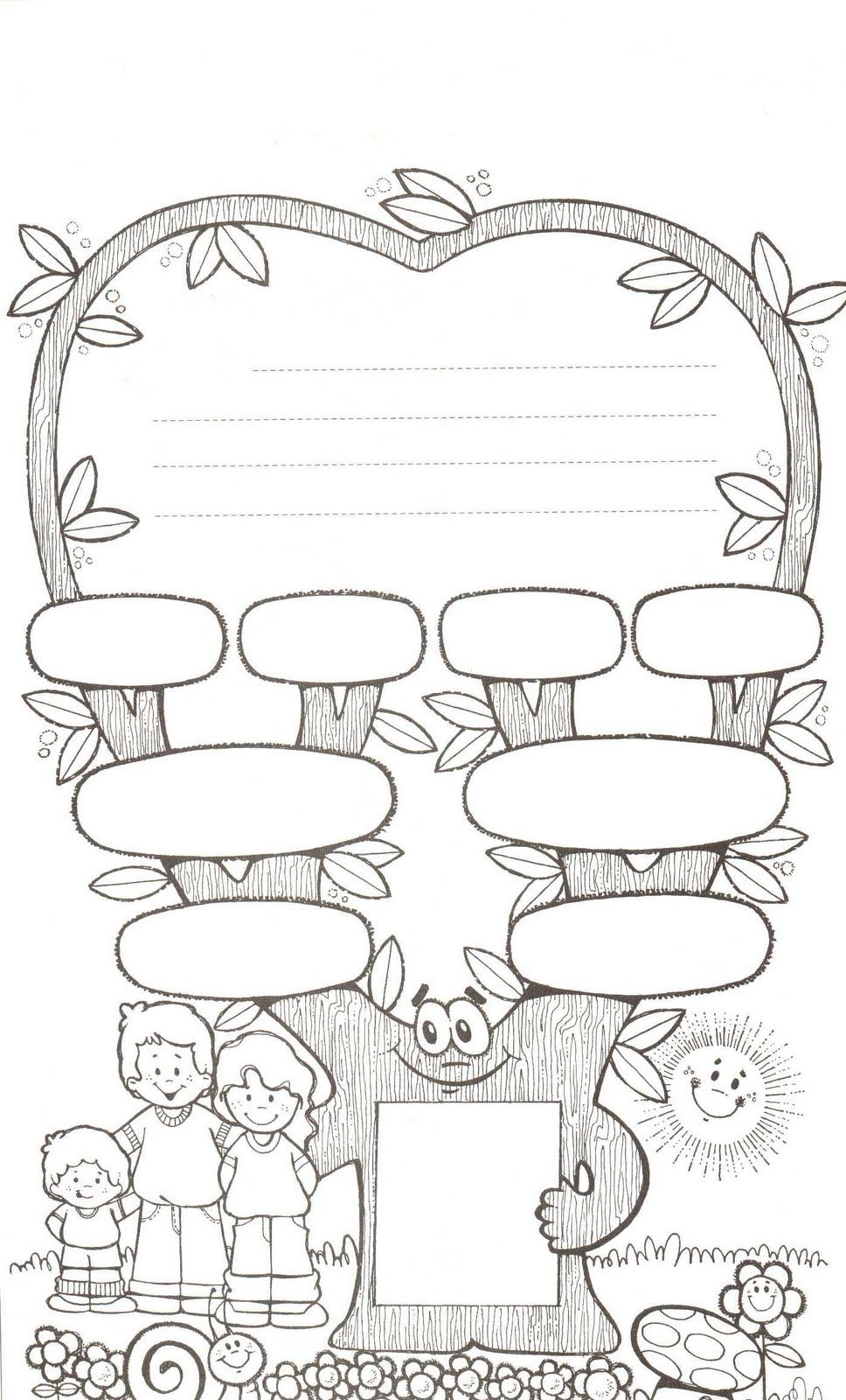 Family Tree Worksheet Printable … | Esl Worksheets | Famil… | Family Tree Worksheet Printable