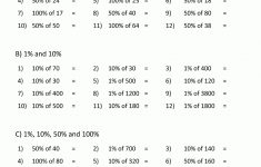 Finding Percentage Worksheets | Math Percentages Worksheets Printable