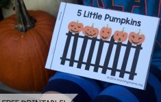 Five Little Pumpkins - Free Rhyme Booklet | Five Little Pumpkins Printable Worksheet