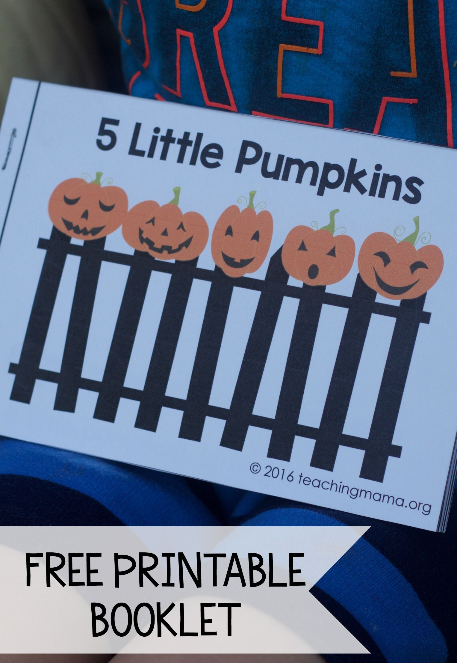 Five Little Pumpkins - Free Rhyme Booklet | Teaching Mama&amp;#039;s Posts | Five Little Pumpkins Printable Worksheet