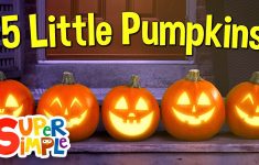 Five Little Pumpkins - Super Simple Songs | Five Little Pumpkins Printable Worksheet