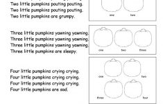Five Little Pumpkins Worksheet - Free Esl Printable Worksheets Made | Five Little Pumpkins Printable Worksheet
