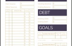 Fix Your Finances Asap With My (Free) Simple Monthly Budget Template | Free Printable Monthly Bills Worksheet