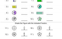 Fractions Worksheets | Printable Fractions Worksheets For Teachers | Free Printable 4Th Grade Math Fraction Worksheets