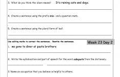 Free 3Rd Grade Daily Language Worksheets | 3Rd Grade Language Arts Worksheets Printables