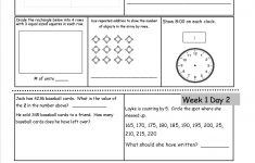 Free 3Rd Grade Daily Math Worksheets | Math 4 Today Grade 4 Printable Worksheets